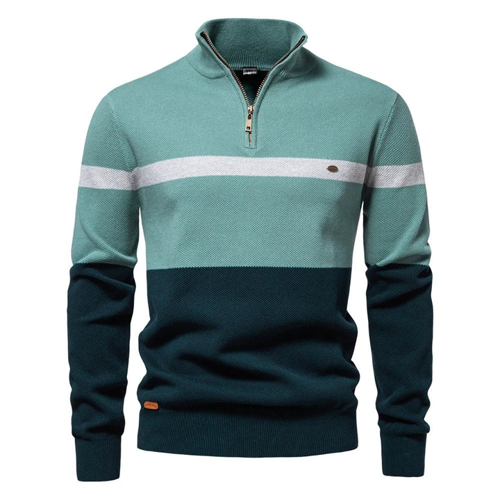 Comfortable men’s cotton autumn sweater with breathable fabric and a stylish, versatile fit.







