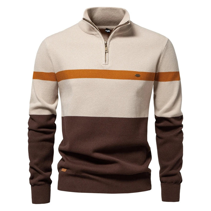 Comfortable men’s cotton autumn sweater with breathable fabric and a stylish, versatile fit.







