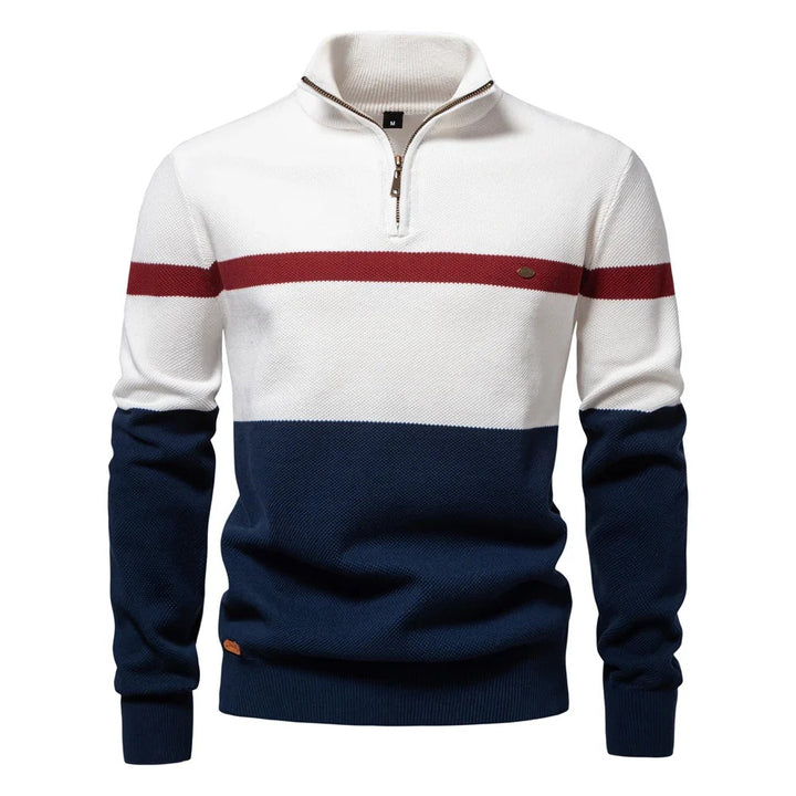 Comfortable men’s cotton autumn sweater with breathable fabric and a stylish, versatile fit.







