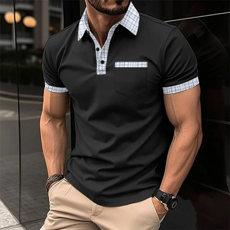 Comfortable and stylish polo shirt for men, breathable and lightweight, ideal for summer days and casual outings.