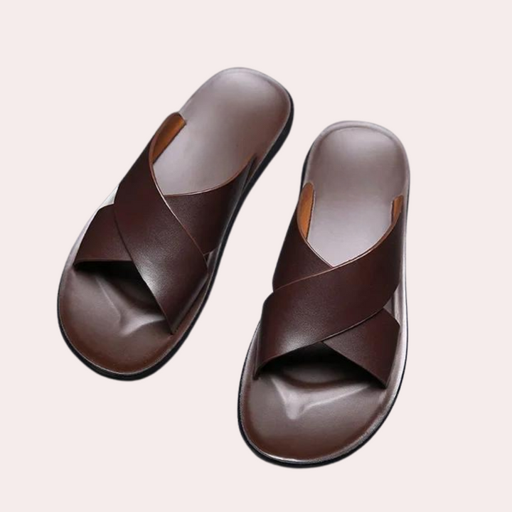 Comfortable summer sandals with cushioned sole and breathable design for all-day outdoor wear.







