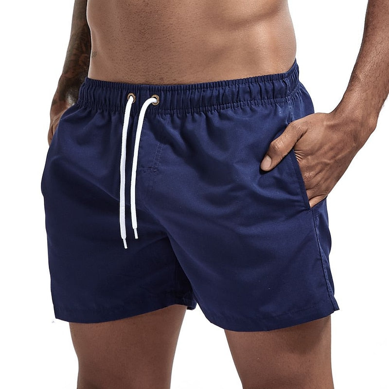 Cool drawstring beach shorts with lightweight fabric and adjustable waistband, perfect for summer days and seaside adventures.






