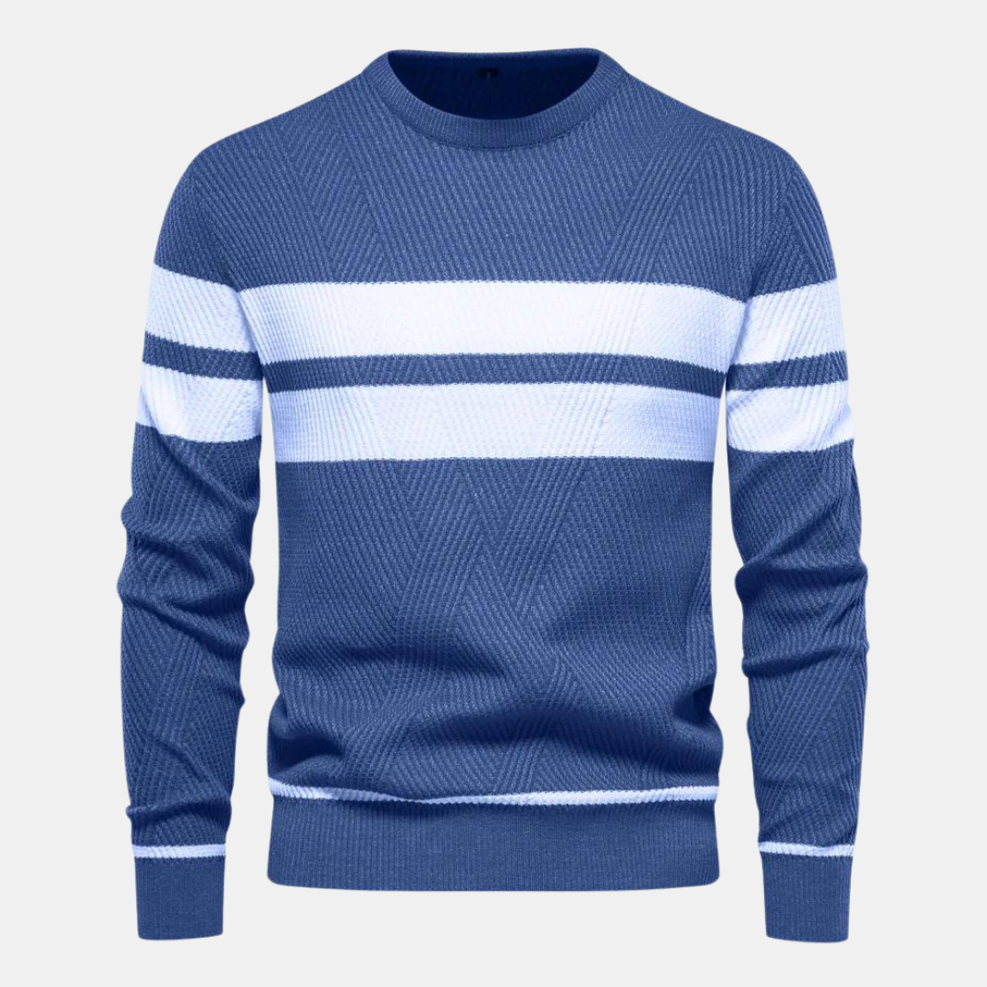 Cozy autumn sweater for men, offering warmth, comfort, and breathable fabric perfect for the cooler season.