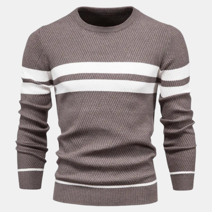 Cozy autumn sweater for men, offering warmth, comfort, and breathable fabric perfect for the cooler season.