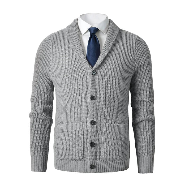 Elegant cardigan with premium fabric, timeless design, and perfect layering for stylish autumn wear.