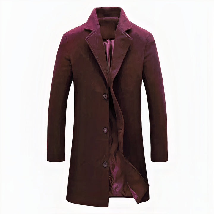 Elegant autumn coat for men, designed for style, warmth, and versatility during cooler days.







