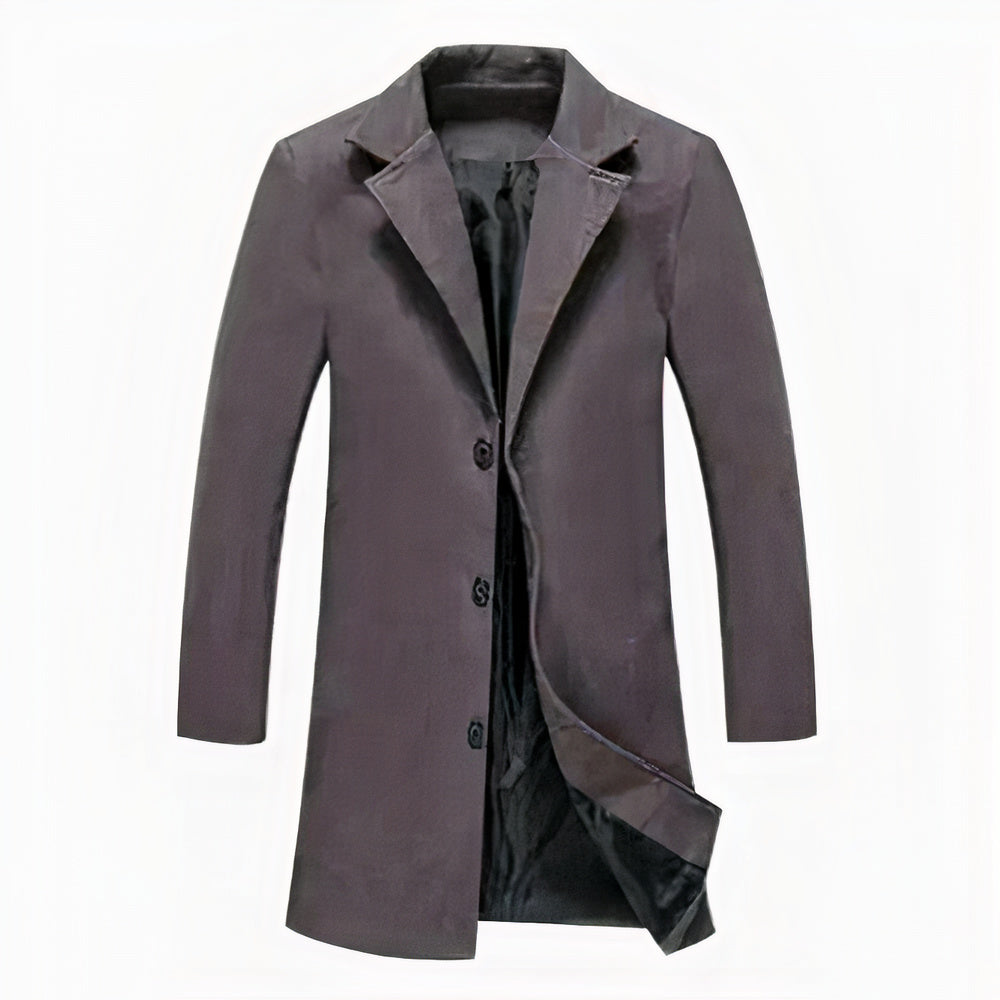 Elegant autumn coat for men, designed for style, warmth, and versatility during cooler days.







