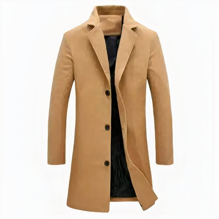 Elegant autumn coat for men, designed for style, warmth, and versatility during cooler days.







