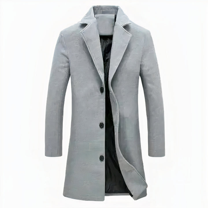 Elegant autumn coat for men, designed for style, warmth, and versatility during cooler days.







