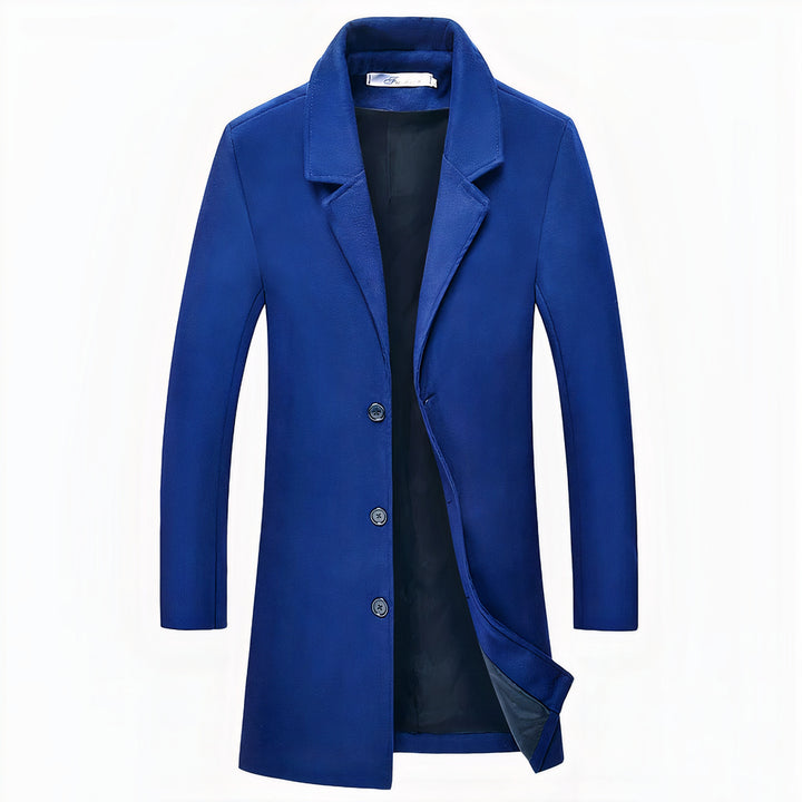 Elegant autumn coat for men, designed for style, warmth, and versatility during cooler days.







