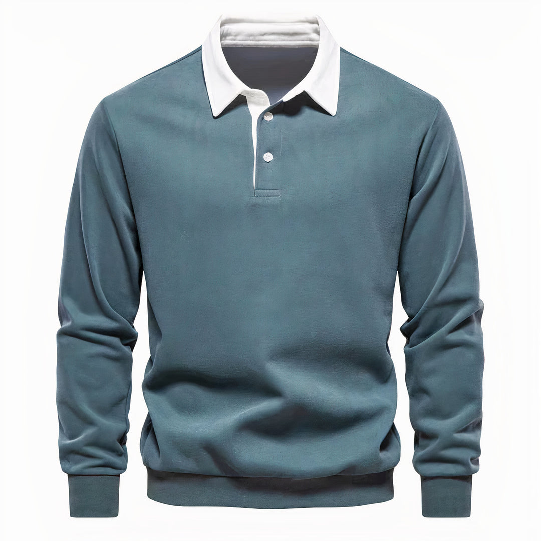 Elegant autumn sweater for men with a soft, breathable fabric and stylish fit, ideal for autumn days.