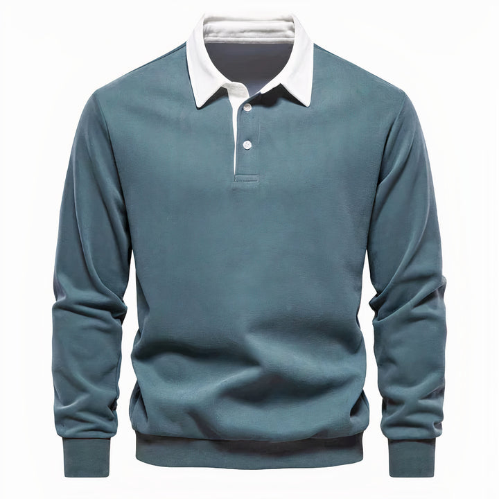 Elegant autumn sweater for men with a soft, breathable fabric and stylish fit, ideal for autumn days.