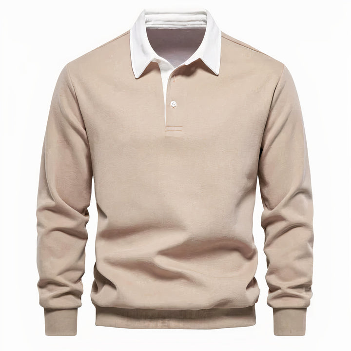 Elegant autumn sweater for men with a soft, breathable fabric and stylish fit, ideal for autumn days.