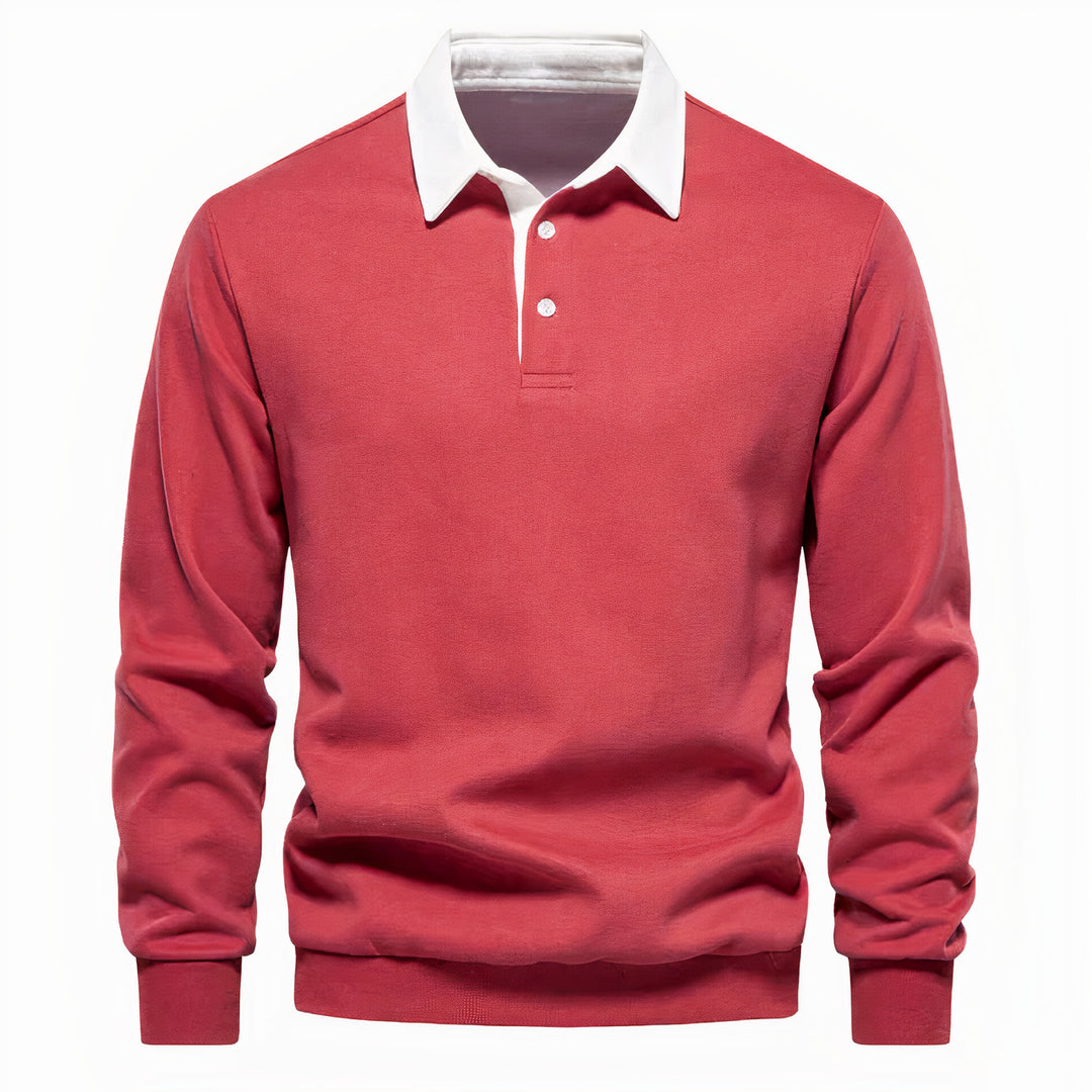 Elegant autumn sweater for men with a soft, breathable fabric and stylish fit, ideal for autumn days.