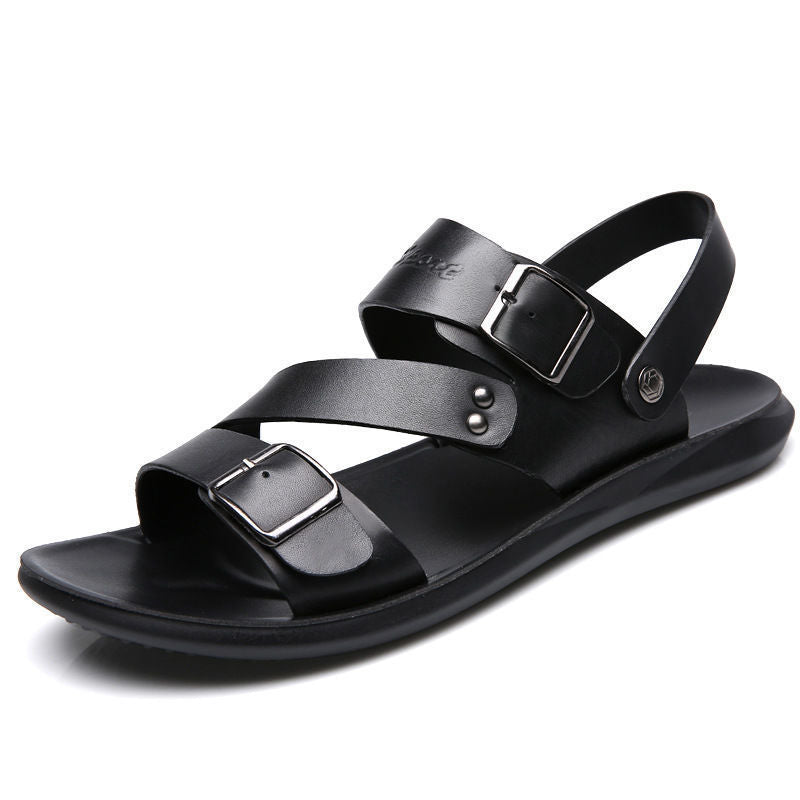 Elegant faux leather sandals with padded footbed and durable sole for summer wear.







4o mini