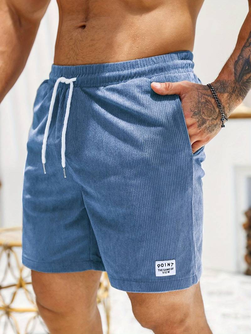 Elegant men's active beach shorts, lightweight and breathable, ideal for summer adventures and casual outings.






