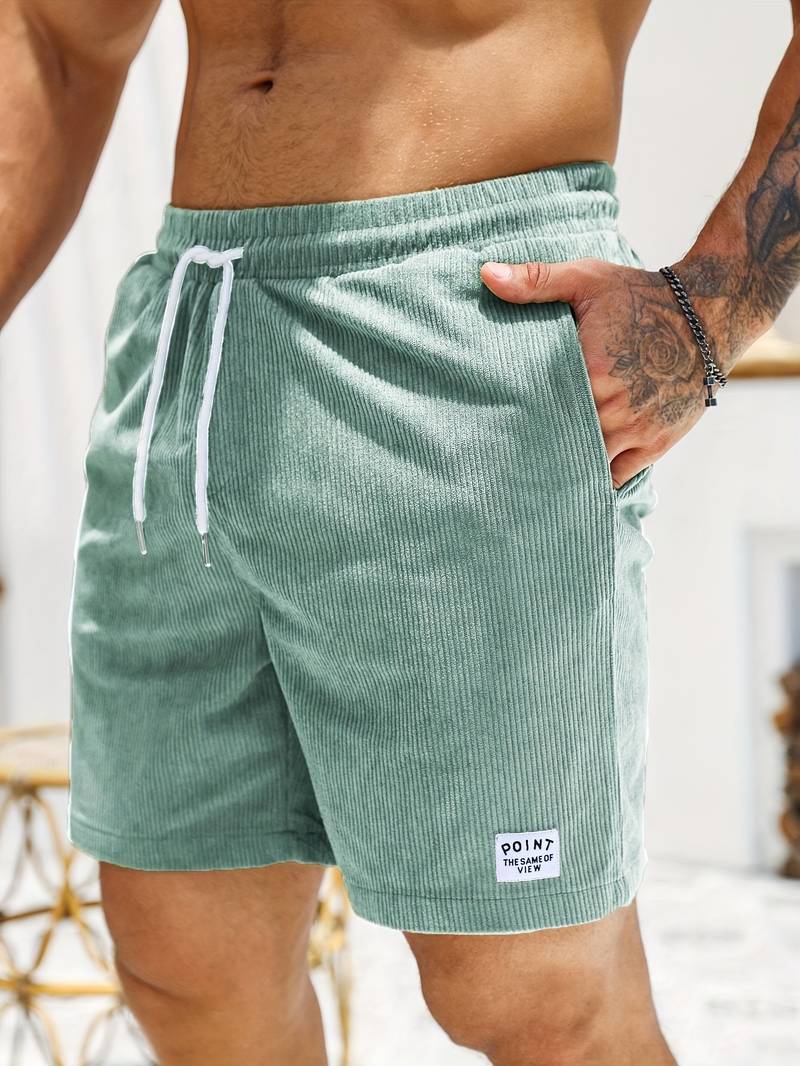 Elegant men's active beach shorts, lightweight and breathable, ideal for summer adventures and casual outings.






