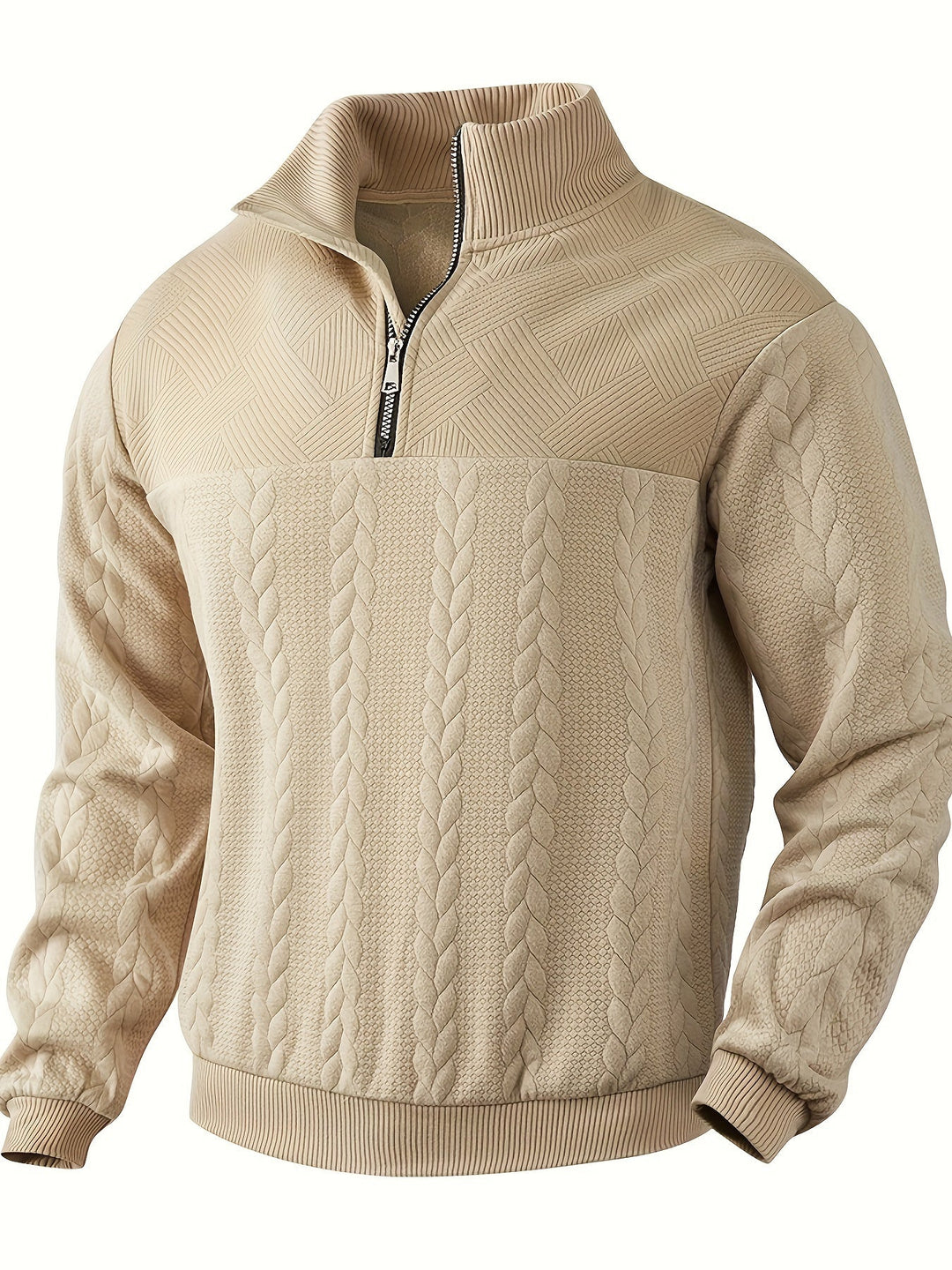 Elegant retro-inspired autumn sweater for men with timeless design and comfortable fabric.







