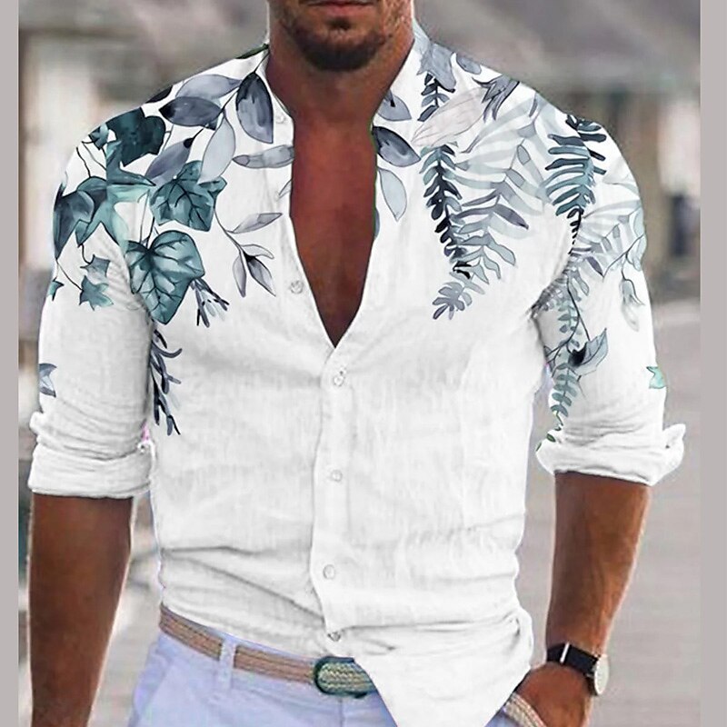 Stylish and comfortable tropical beach polo shirt, perfect for summer days by the sea.






