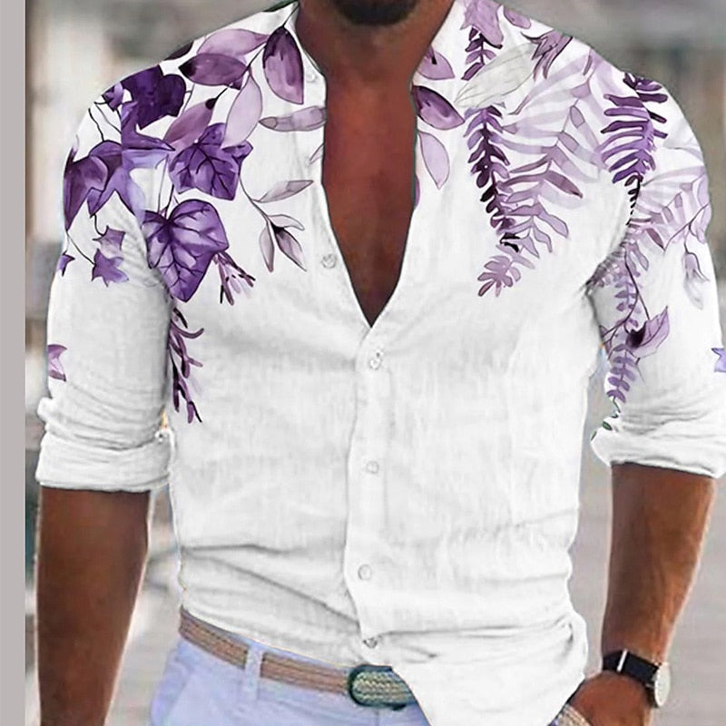 Stylish and comfortable tropical beach polo shirt, perfect for summer days by the sea.






