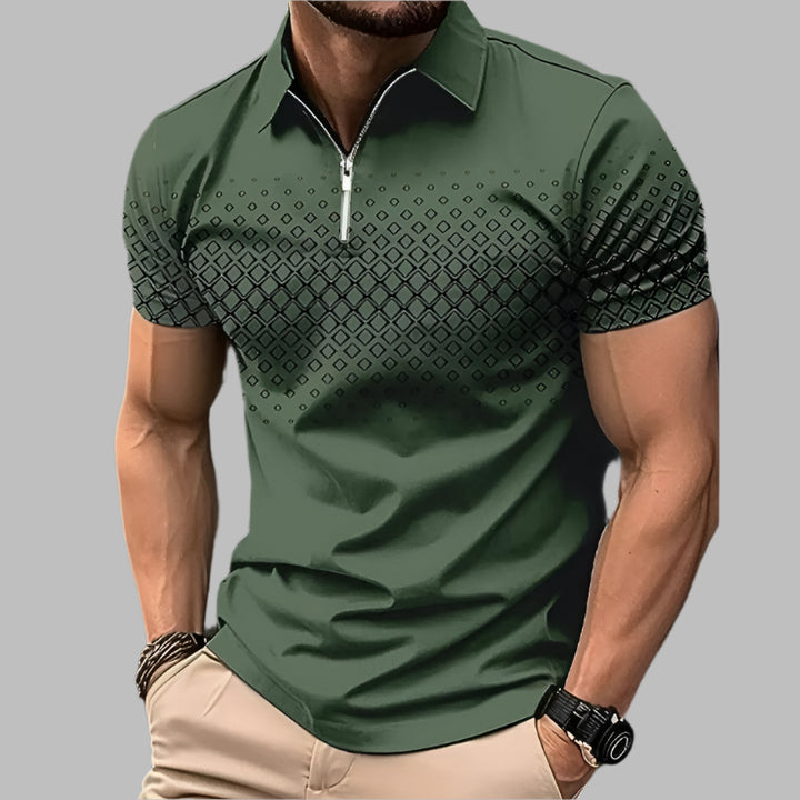 Everyday comfy polo shirt with breathable fabric and versatile design, perfect for casual and semi-formal summer occasions.