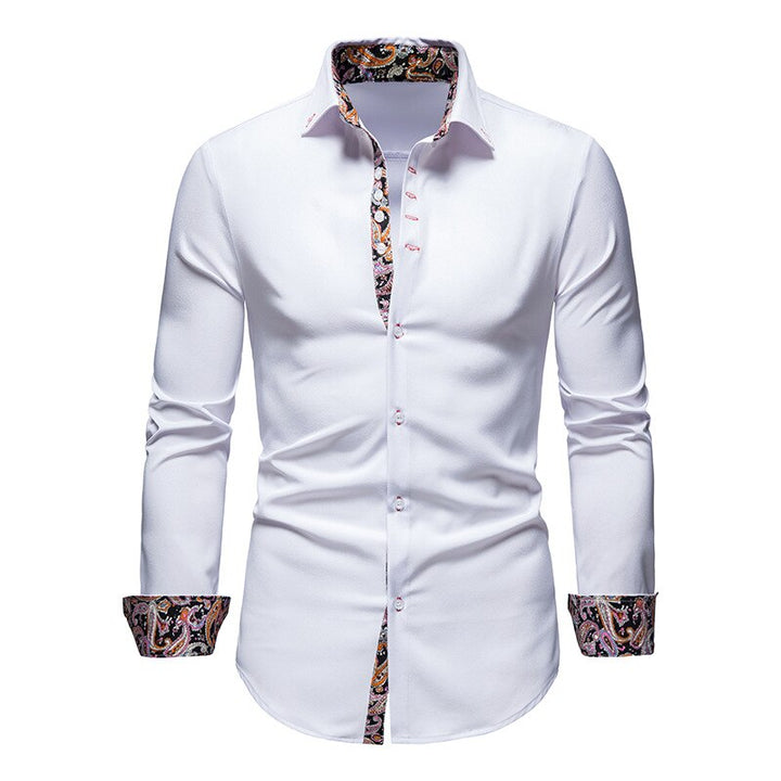 Formal wrinkle-free dress shirt with breathable fabric, tailored fit, and durable construction, ideal for summer days and professional settings.