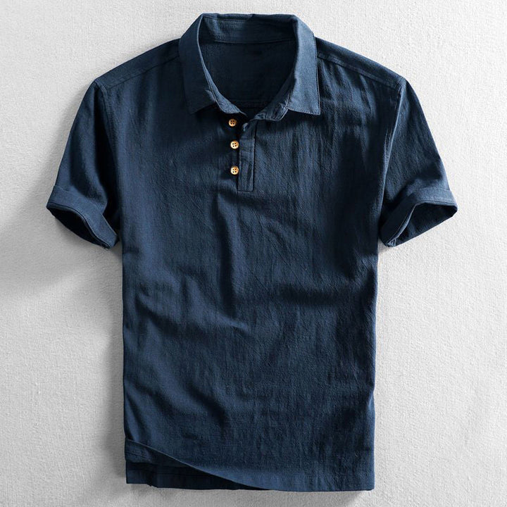 Luxe casual Japanese linen shirt, crafted from breathable premium fabric, perfect for summer days and versatile for any occasion.






