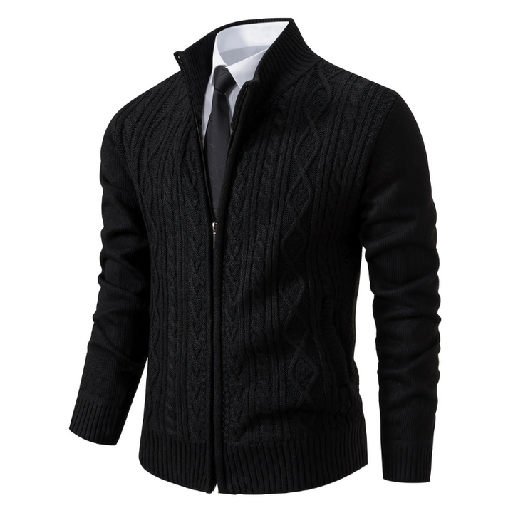 Men’s casual cardigan, lightweight and stylish, ideal for layering on cool autumn days with breathable and durable fabric.







