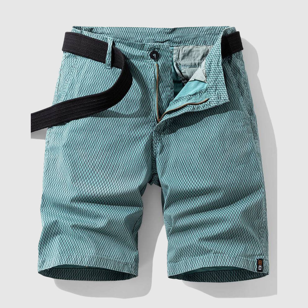 Men's casual fashion shorts with a relaxed fit, breathable material, and modern design for stylish and comfortable summer wear.