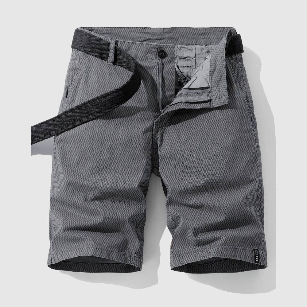 Men's casual fashion shorts with a relaxed fit, breathable material, and modern design for stylish and comfortable summer wear.