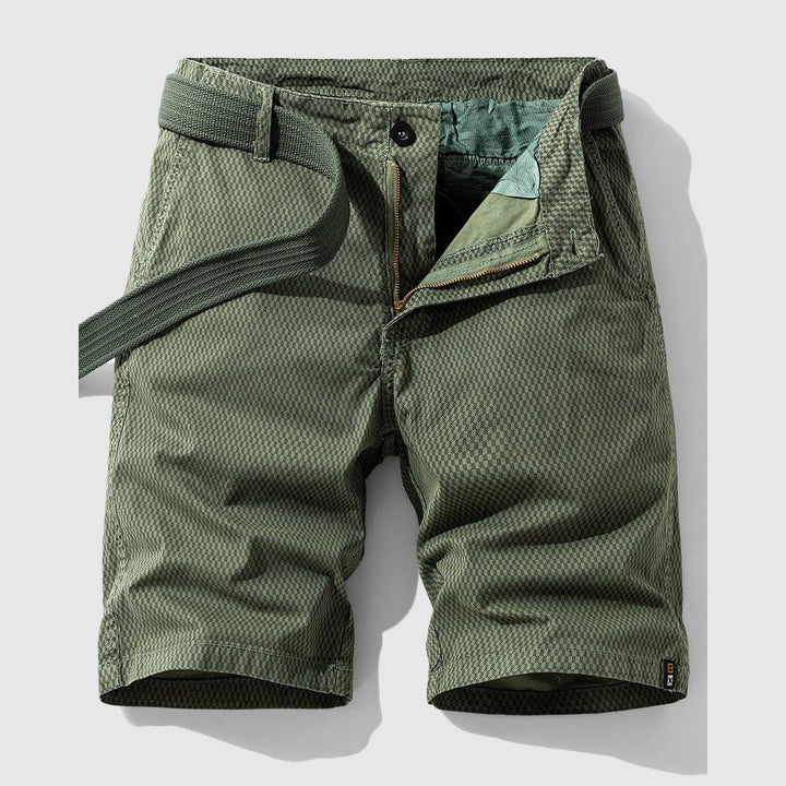 Men's casual fashion shorts with a relaxed fit, breathable material, and modern design for stylish and comfortable summer wear.