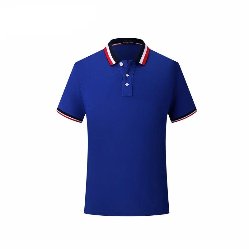  Men's casual polo shirt with collar, ideal for summer days and casual outings.






