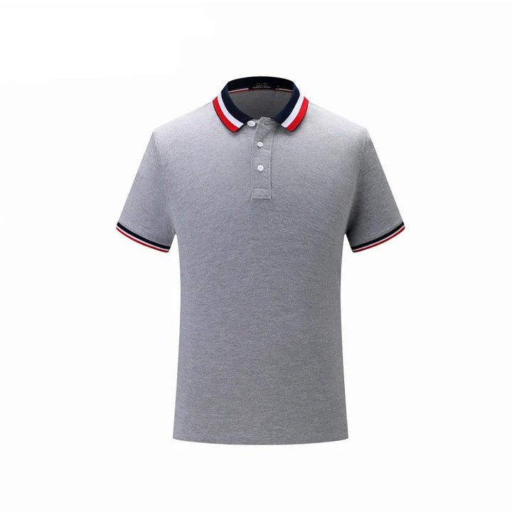  Men's casual polo shirt with collar, ideal for summer days and casual outings.






