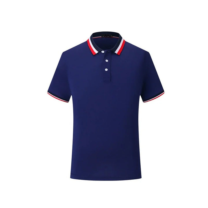  Men's casual polo shirt with collar, ideal for summer days and casual outings.






