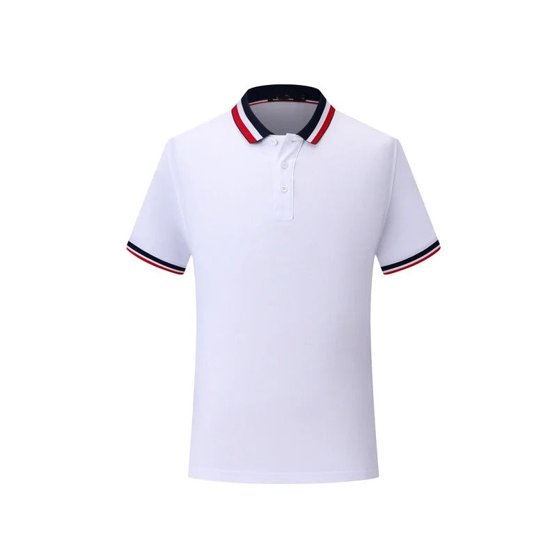  Men's casual polo shirt with collar, ideal for summer days and casual outings.






