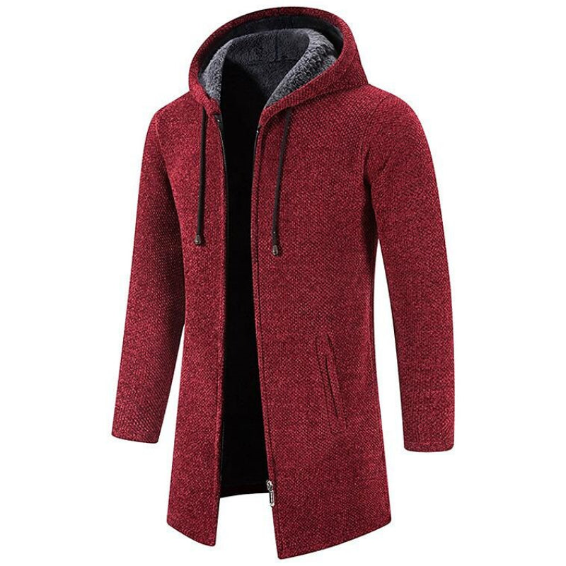 Classic men’s hooded autumn jacket with a lightweight and warm design, perfect for layering.












