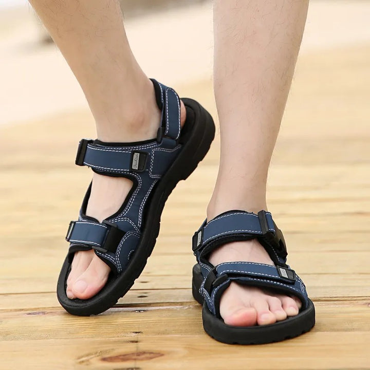 Men's comfortable walking sandals with ergonomic support, breathable design, and a lightweight sole for all-day comfort.