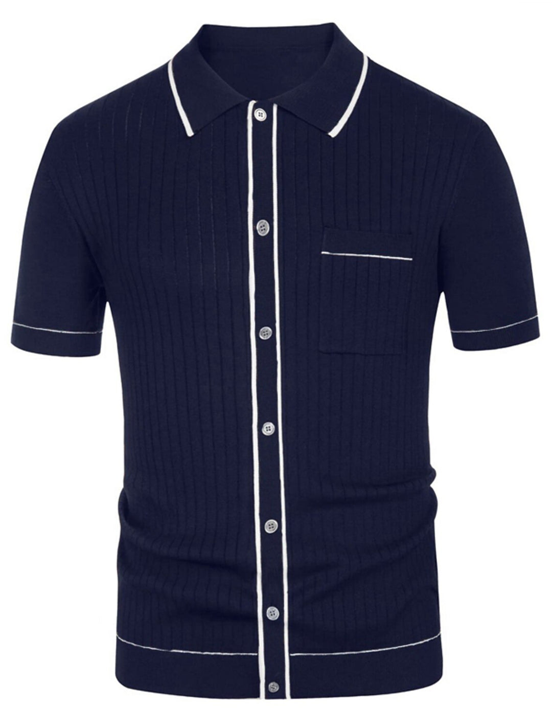 Men's Elegant Old-Money Style Shirt, ideal for summer days, featuring lightweight fabric and timeless sophistication.