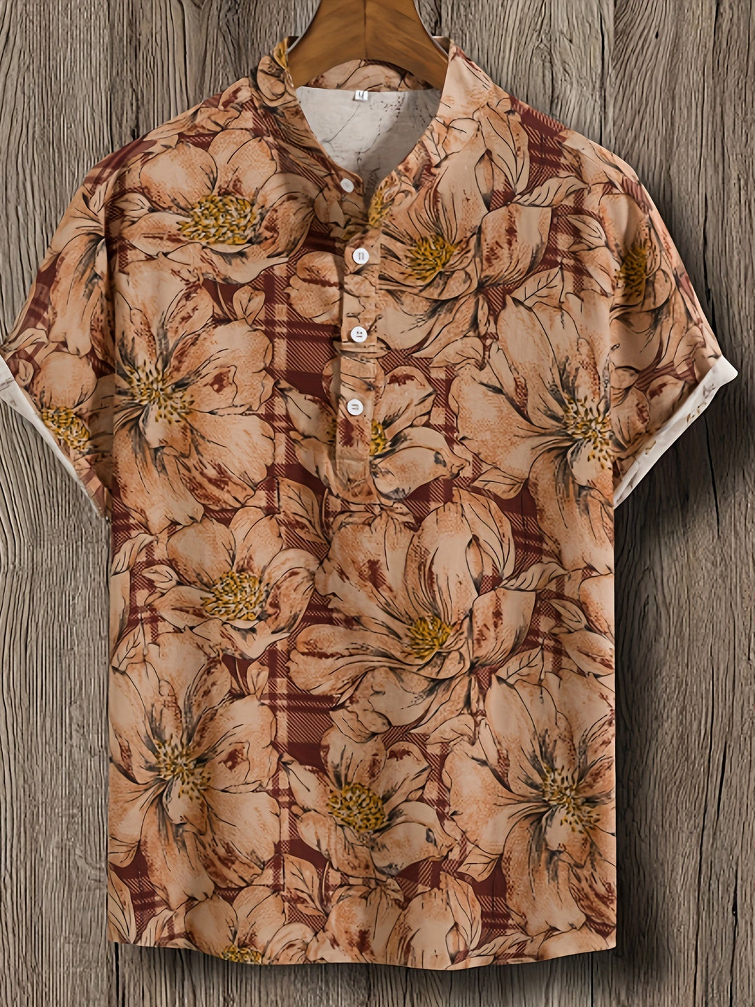 Stylish floral shirt for men, perfect for summer comfort and casual outings.