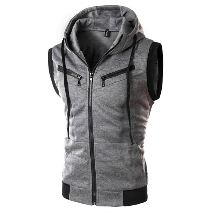 Men's stylish sleeveless vest, lightweight and warm, perfect for autumn days.







