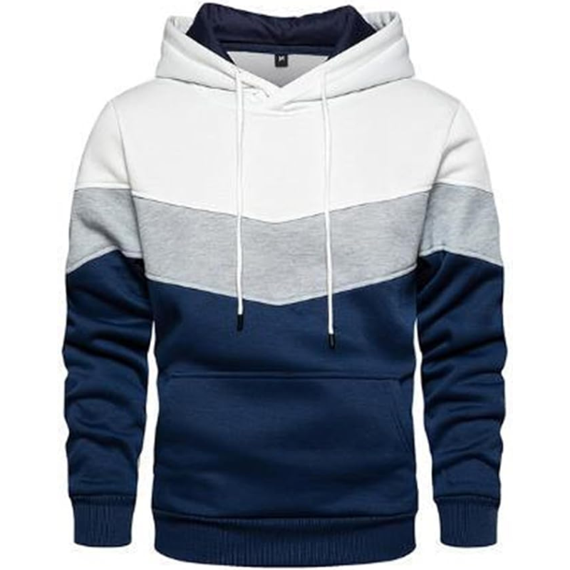 Men's stylish autumn hoodie offering comfort and warmth with a modern design.







