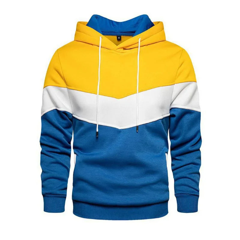 Men's stylish autumn hoodie offering comfort and warmth with a modern design.







