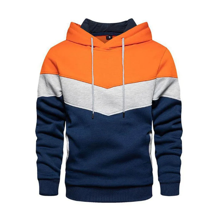 Men's stylish autumn hoodie offering comfort and warmth with a modern design.







