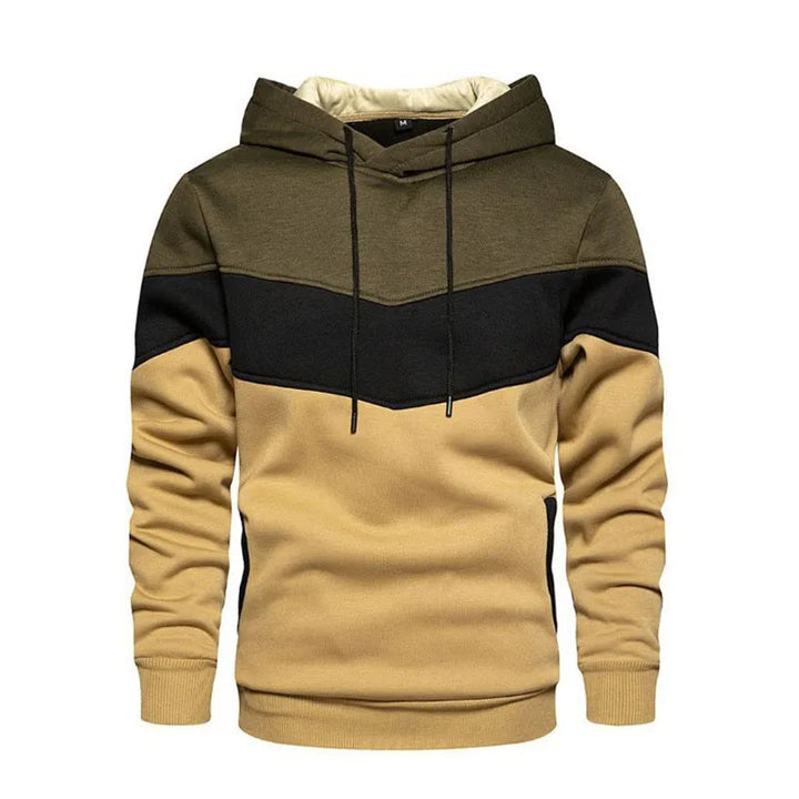 Men's stylish autumn hoodie offering comfort and warmth with a modern design.







