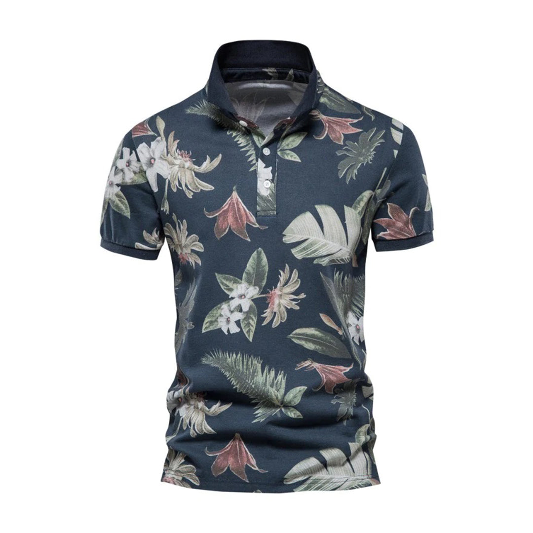 Men’s tropical summer shirt with breathable fabric and vibrant tropical print, perfect for hot weather and casual summer outings.






