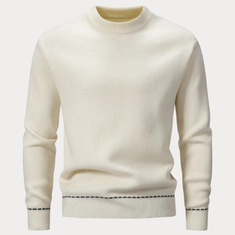 Premium men's casual autumn sweater, soft and breathable for stylish fall comfort.







