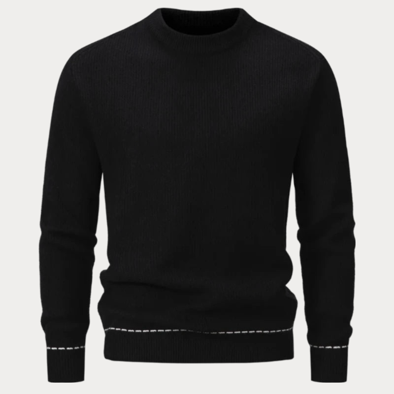 Premium men's casual autumn sweater, soft and breathable for stylish fall comfort.







