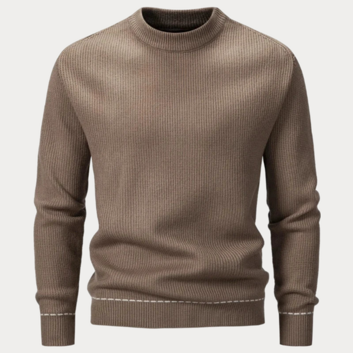 Premium men's casual autumn sweater, soft and breathable for stylish fall comfort.







