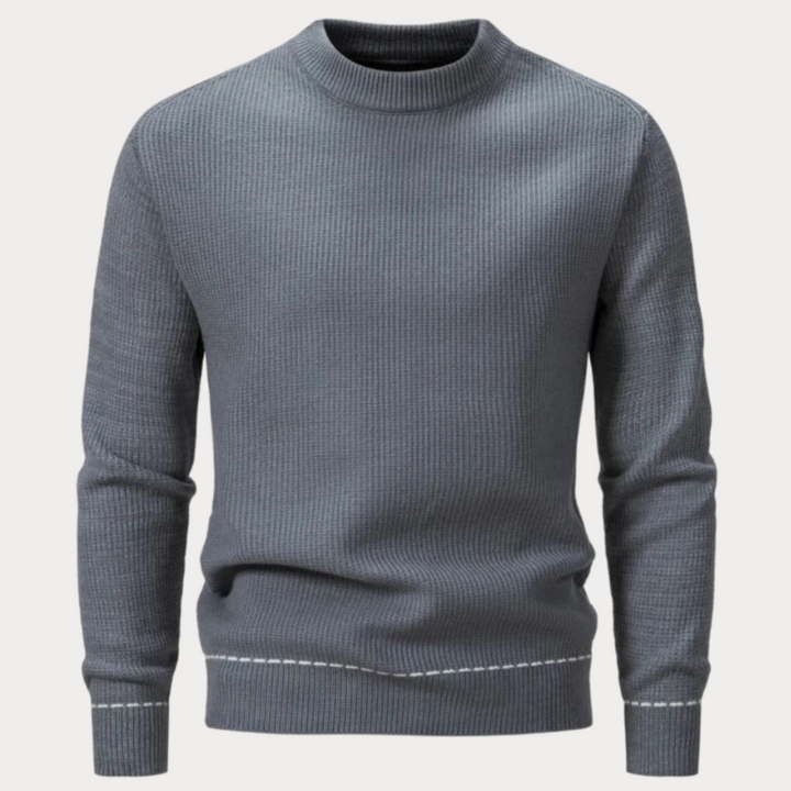 Premium men's casual autumn sweater, soft and breathable for stylish fall comfort.







