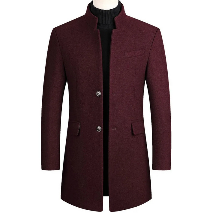 Sophisticated autumn coat for men with a tailored fit, premium fabric, and a refined design for versatile styling.